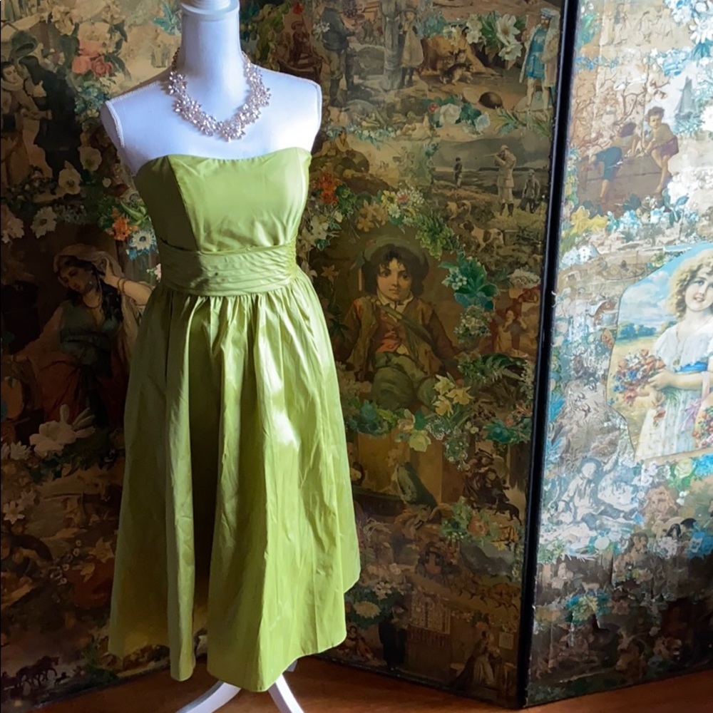 Vintage green cocktail dress
